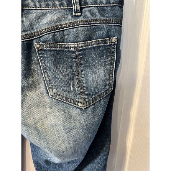 FREE PEOPLE Jeans Womens Size 27 Skinny Leg Denim Mid Rise Dark Wash Blue - Picture 6 of 8